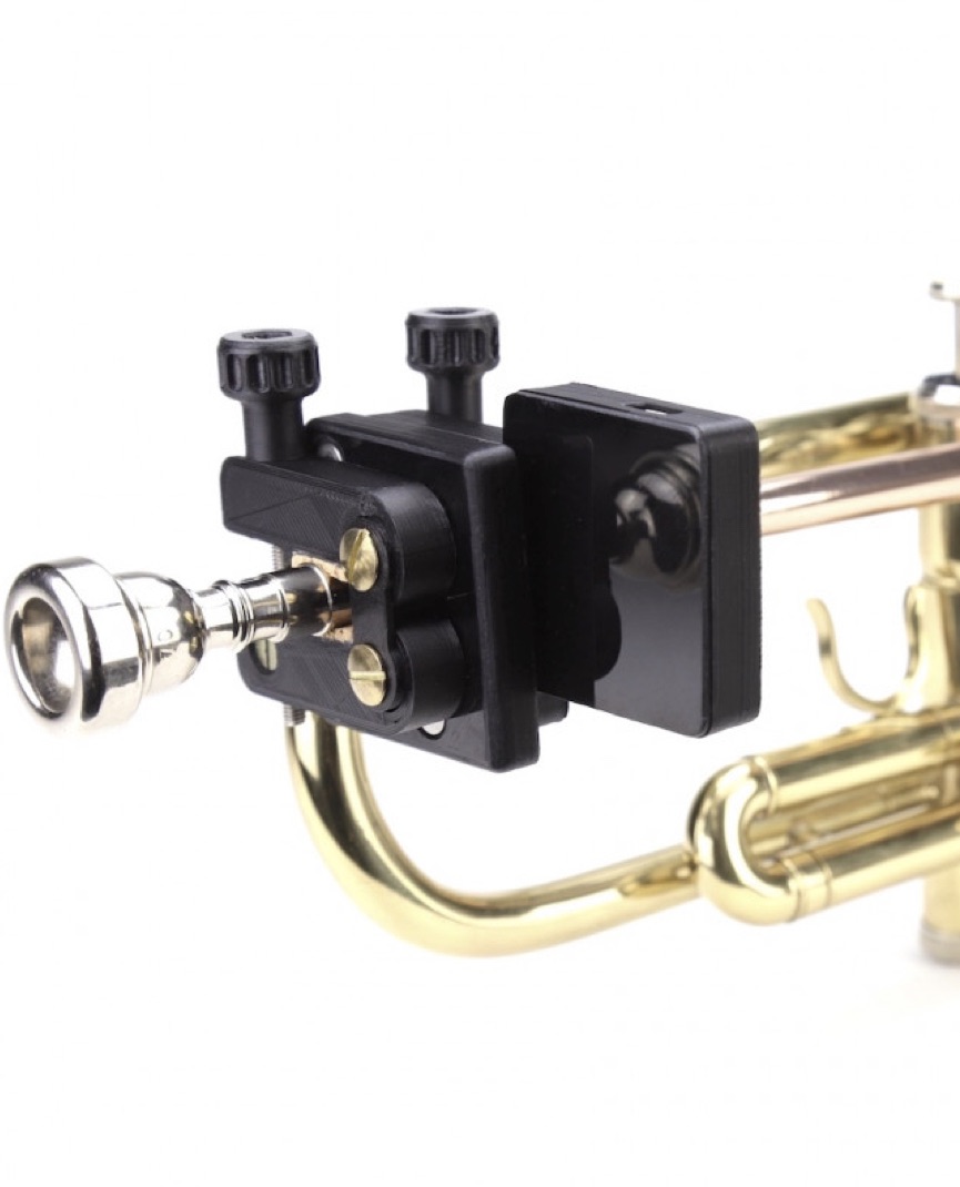 Lip Pressure Meter for brass instrument players - trumpet and cornet embouchure analysis - PARTs